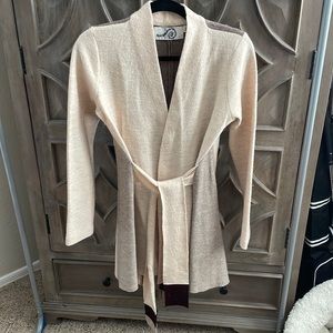 XS fitted Anthropologie sweater coat